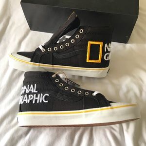 Vans Sk8-Hi Reissue 13 | National Geographic Mens 10.5 High Tops